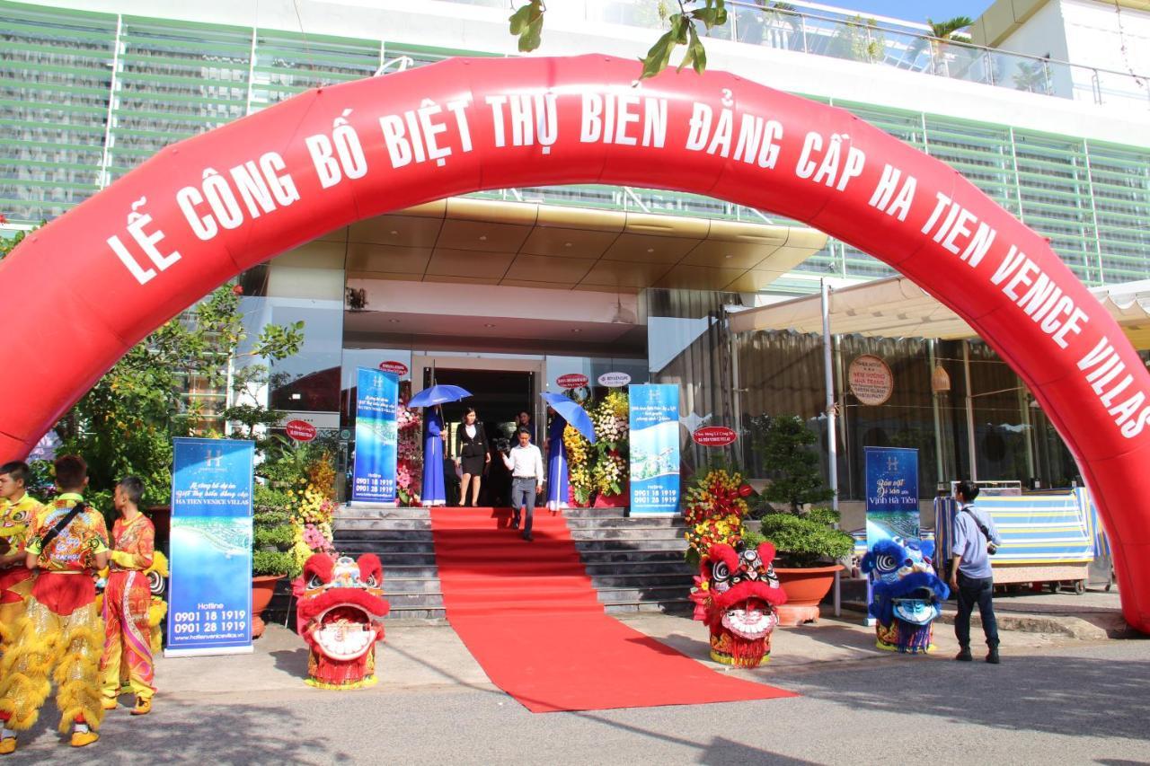 River Hotel Ha Tien Bagian luar foto
